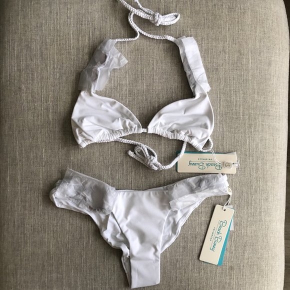 Beach Bunny Nadia Triangle Top + Nadia Bottom (size L) NWT - Picture 5 of 9